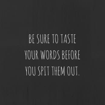 Your Words are Hammers